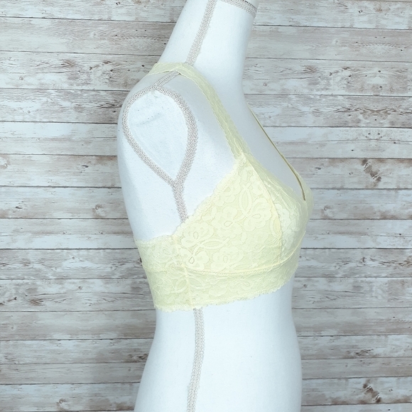 Free People Galloon M Lace Bralette Racerback 758 - Picture 2 of 7